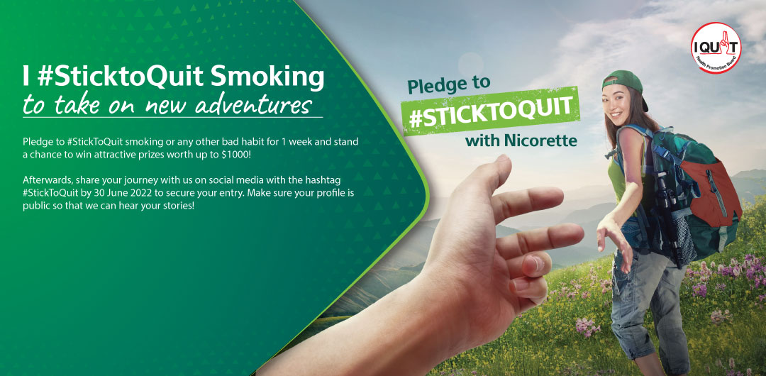 I #SticktoQuit Smoking to take on new adventures